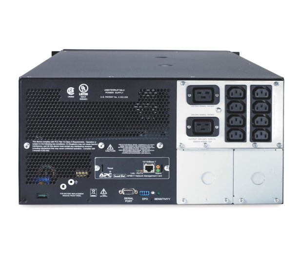 APC Smart-UPS (5000VA/4000W, 8x IEC, AVR, RACK) - 546212 - zdjęcie 3